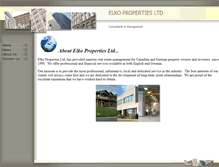 Tablet Screenshot of elkoproperties.com